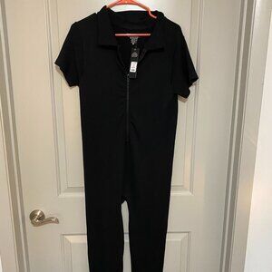 McKay Seamless Jumpsuit - Black (Fashion Nova)